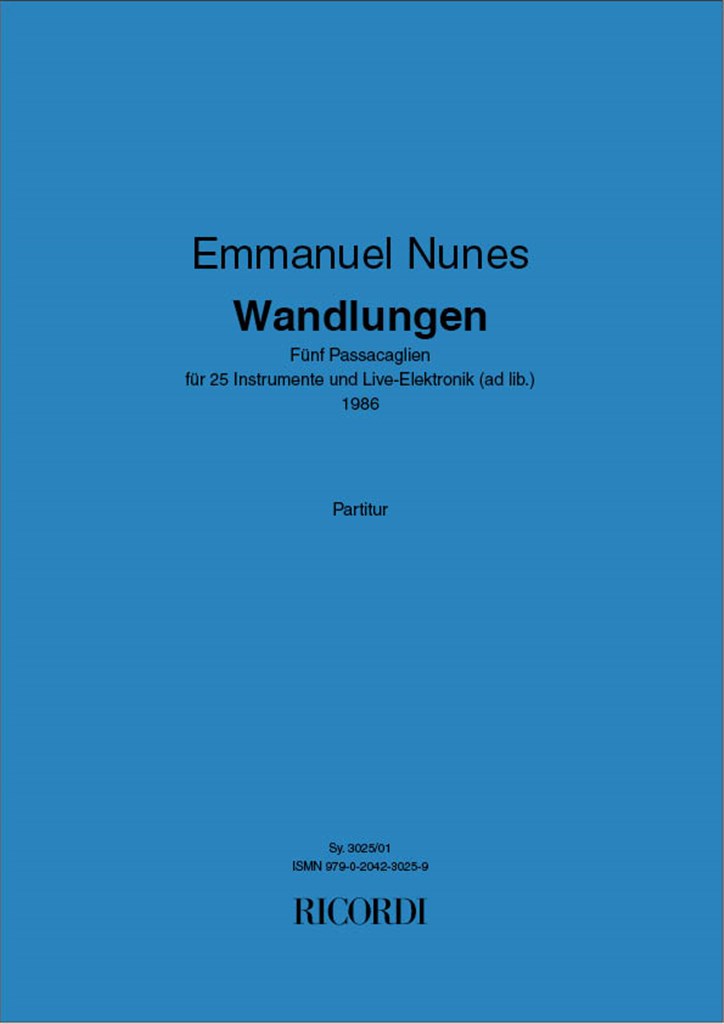 Wandlungen - 5 Passacaglien